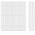 24Pcs 3 Hole Punched Magazine Holders, 3 Ring Binder Insert Strips, White