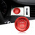 TOMALL Aluminum Engine Start Stop Push Button Ring Compatible with Land Rover Discovery Sport 5 Range Rover Jaguar XJ XF XE F-Type F-Pace XJR XFR Car Interior Accessories Ignition Switch Cover (Red)