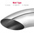 Upower 5 inch Turn Down Tail Pipe Tips 5" Inlet/Outlet 16" Long Exhaust Tip Stainless Steel Bolt-On Diesel Exhaust Tip
