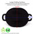Nuwave Cast Iron Grill Pan, 12.4" x 10.2", Pre-Seasoned, Induction-Ready