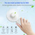 PSECICI Handheld Fan, Mini Portable Personal Fan with lanyard, 4 Speeds Level 180° Foldable Design for Desk/Travel/Office/Outdoor