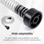 Pelopy 2 Pcs Zipline Spring Brake, 5.3 ft Stainless Steel for 3/16-3/8 Wire