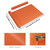 CRE8TIVE Orange Peel and Stick Wallpaper Removable Thick Orange Contact Paper for Cabinets Waterproof Solid Color Wallpaper Self Adhesive Decorative Vinyl Paper for Bedroom Bathroom Cabinets 12"x80"