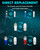Alopee 52PCS LED Dash Lights and Socket Kits 12V