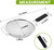 Kafoor 8" Large Fine Mesh Strainer with thermo plastic rubber handle - Sieve Fine Mesh Stainless Steel - Ideal to Strain Pasta, Quinoa and Rice.