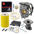 Carburetor Carb and Air Filter Foam Intake Manifold Compatible with YAMAHA 1987-1998 Big Bear 350 1987-1995 Moto 4 YFM350ER 1996-1998 Kodiak 400
