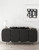 linsuo Wooden Dough Bowl Decor, Vintage Wooden Bowl Hand Carved Home Decor for Dining Table Center, Living Room, Kitchen Decor. (30inch black)