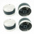 GRILLJOB Stainless Steel 304 Gas Grill Control Knob, 4 Pack Gas Burner Replacement Knobs, Fits BBQ Gas Grills with 8 mm D Shaped Valve Stem