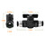 CEKER 1/4 Push Connect Valve Pneumatic Ball Valve 1/4 inch Tube Quick Connect Valve Straight Union Air Flow Control Valve Tube Fittings air compressor valve 3Pack