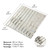 Lovdeco Peel and Stick Antique Mirror Strip Tile, 1.2 x 12 Inch Strip Mirror Tiles for Kitchen Backsplash and Bathroom Wall (5 Pieces, 5 SQ.FT.)