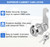 Cylinnda Cabinet Locks with Keys, 1-1/8" Cam Locks Keyed Alike, Quality Cabinet Cam Lock for RV Storage Locks Drawers Mailbox Toolbox Lock Replacement Set, Zinc Alloy (8 Pack, 1-1/8 Inch)