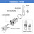 Cylinnda Cabinet Locks with Keys, 1-1/8" Cam Locks Keyed Alike, Quality Cabinet Cam Lock for RV Storage Locks Drawers Mailbox Toolbox Lock Replacement Set, Zinc Alloy (8 Pack, 1-1/8 Inch)
