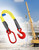 QWORK Lifting Slings Web Sling, 3.3 Ft Heavy Duty Single Leg Wire Rope, 6600lbs Polyester Lifting Sling with G80 Steel Hook, 2 Pack