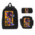 Shadow The Hedgehog Backpack Boys Girls BookBag School Bag Computer Shoulder Bags 3ps Insulated Lunch Bag Pencil Case