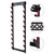 FOXSMZZ Sword Holder Wall Mount Velvet Padded Samurai Sword Stand Display Katana Wakizashi Tanto Wall Hanger Sword Rack (10-Tier)