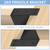 Rasugarlary 2x4 Pergola Bracket, Pergola Post Top Rafter Brackets Deck Railing Brackets Heavy Duty Black Powder Coated Pergola Kit for DIY Wood Pergolas Gazebo (with Screws) 8 Pcs