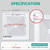 Piumeif 12x12 Bathroom Exhaust Fan Cover with Springs, Replacement Vent Cover for Wall-Mounted Exhaust Fan, Plastic Ventilation Hood and Ceiling Air Diffuser Square (31Wx31L(cm) -white