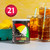 AriZona Arnold Palmer Half and Half - Sugar Sweetened Powdered Drink Mix - 20.4oz Canister, Makes 8 Quarts (Pack of 12)