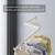 RFOUO Wall Mounted Clothes Drying Rack Tri-Fold, White