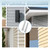 8 Pcs Aluminum Siding Corners 8 Inch Outside White Siding Corner Caps Smooth Metal Corner Panels Trim Nails Included for Mobile Home House Exterior