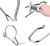 Trrcylp 4mm Lockable Coat Hangers Heavy Duty Windproof Clothes Hangers