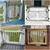 2 Sets Fence Gate Kit Gate Hardware with Gate Latch, Gate Corner Brace Brackets Heavy Duty Anti Sag Gate Frame Hardware Kit with Gate Hinges for Wooden Fences, Driveway Gates, Shed Doors, Corral Gates