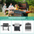 Hiorucet 18 Inch Cast Iron Griddle, Large Flat Top Plate for Gas Grills and Range Oven, Universal BBQ Cooking Grill Griddle Pan Insert with Handles for Indoor/Outdoor, Camping, Tailgating, Parties.