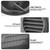 3 Inch Soffit Vent for Exhaust Fan with Built-in Mesh Screen, Black Round Soffit Exhaust Vent Cover ABS Louver Grille Cover, Eve Dryer Vent for Bathroom Office Kitchen (ABS Soffit Vent 3in-black)
