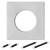 S97010319 Bathroom Fan Cover for Broan Heat Lamp Cover Grille w/Springs ﻿