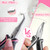 LEONTOOL 5 Inches Mini Bent Needle Nose Pliers with Serrated Jaw, Soft Grip