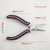 LEONTOOL 5 Inches Mini Bent Needle Nose Pliers with Serrated Jaw, Soft Grip
