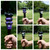 Yuyongshuai Bat Grip Choke Up Rings,Premium Choke Up Rings, Pressure Baseball Rings,Including: 8 Pack Choke up Rings (Black Mixture)