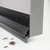 Door Draft Stopper with Brush, 39" Door Sweep for Bottom of Door, 2 Pack