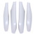 Front and Rear Roof Rack End Cap Cover White for Lexus