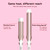 Conair Curling Iron, Double Ceramic, 1 1/2" Barrel, White/Rose Gold