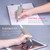 Soft Foam Pencil Grip for Kids and Adults, Open Slip Easy Insert Pen Paint Brush Holder for Right-Handed and Left-Handed Us (Grey), 6 Counts
