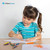 Soft Foam Pencil Grip for Kids and Adults, Open Slip Easy Insert Pen Paint Brush Holder for Right-Handed and Left-Handed Us (Grey), 6 Counts