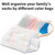 5Pcs Hanging Laundry Bags for Socks with S Hooks,12 X 10 inch 5 Color Mesh Laundry Bags for Washing Machine