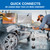 Premium Pressure Washer Quick Connect Kit M22 14mm Power Washer Adapter Set