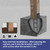 TPSHKE 6"x 6" U-Shape Concrete Post Anchor, Heavy Duty 5mm 6 Gauge Post Holder for Terrace Psot Base, Wood Gazebo, Fences, Deck Railings Wood, 1 Pack (Inner Dia 5.5"x5.5")