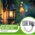 Ceoighe 2 Pack Photocell Sensor for Outdoor Lights, 120VAC 50/60 Hz