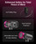 CONFU Ionic Blow Dryer 1600W, Portable Lightweight Fast Drying Negative Ion Hairdryer Blowdryer, 3 Heat Settings & Infinity Speed, with Diffuser and Concentrator Nozzle for Home & Travel