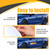 2PCS Car Bandaid Sticker, Giant Car Bumper Sticker Large Bandage Decal, Bandage Funny Automotive Decal, Car Decor Accessories Band-Aid Shape Stickers Large Decals Universal for Vehicle (Beige*2)