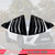 MUXEE 2Pcs Side Vent Window Louvers for Toyota Camry 2025 2026, ABS Print Sport Window Decorative Covers, Exterior Trim Accessories - Bright Black