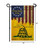 Dont Tread On Me Garden Flag for Outside 12x18 Double Sided We The People 1776 Garden Flag 3ply Fabric American Garden flags for House Outdoor Yard Garden Holiday Decor
