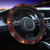 LONSANT Native American Tribal Steering Wheel Cover for Women Men Southwest Pattern Native Aztec Red Print Navajo Design Wheel Protector Case Auto Car Accessories Universal for Cars Trucks (15 Inch)