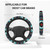 LONSANT Native American Tribal Steering Wheel Cover for Women Men Southwest Pattern Blue Aztec Navajo Design Wheel Protector Case Auto Car Accessories Universal for Most Cars SUV Trucks (15 Inch)