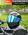 Logto Helmet Visor Replacement for Z8/CWR-F2/NXR2/RF-1400 Shield Helmets Accessories Universal (Revo Ice Blue)