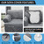 Pfrstuv 4-Piece T Cushion Sofa Slipcover - Leather Look Couch Cover for 3-Cushion Furniture - Stretch Protector With Individual Seat Covers - Washable, Light Grey