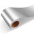 HelloWall 3in X 50ft Stainless Steel Mirror Frame Border Peel and Stick Brushed Metal Molding Trim Silver Metallic Mirror Borders for Bathroom Tile Sticker Waterproof Self Adhesive Wall Trim Decor